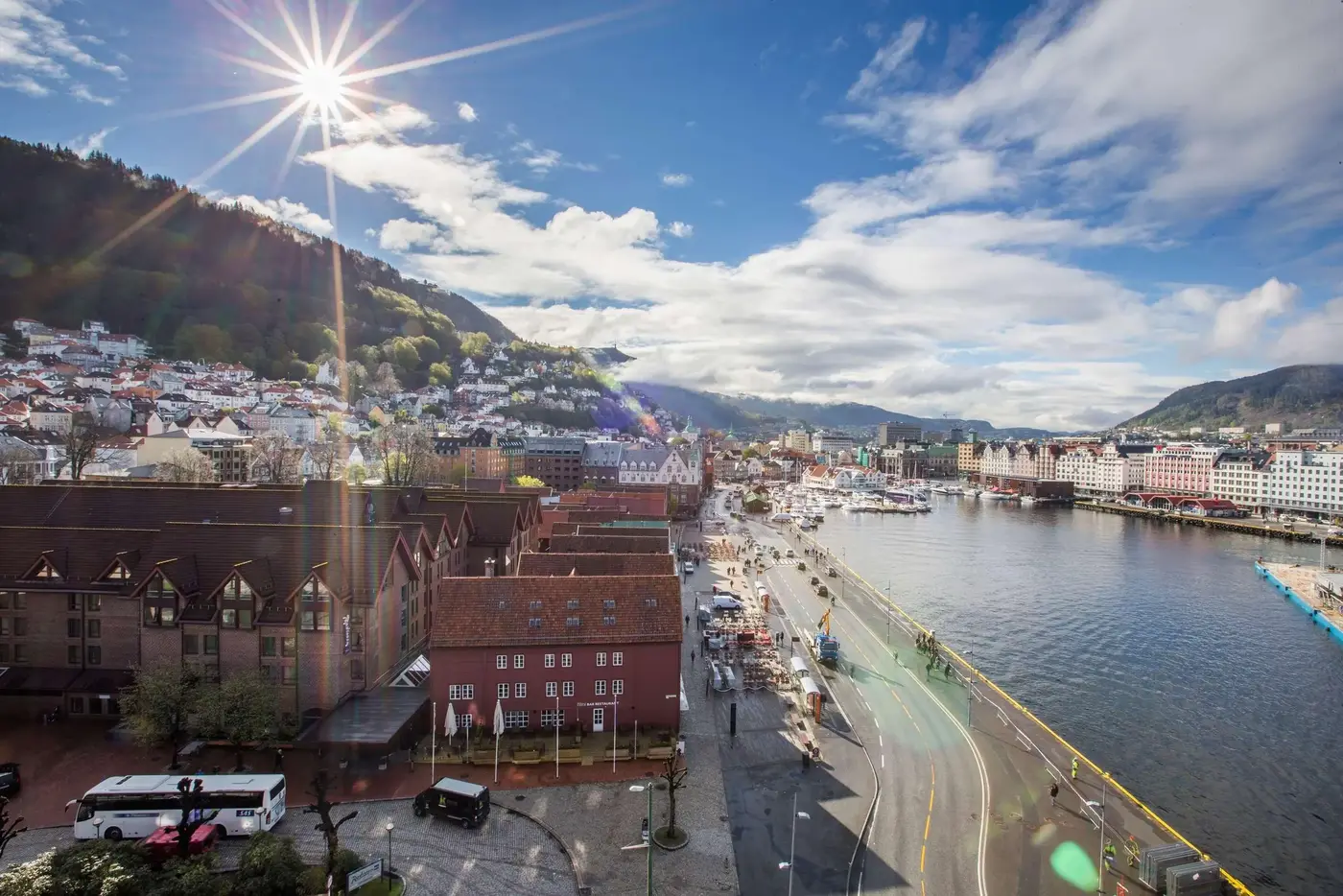 Veerbootbestemming Bergen in Noorwegen