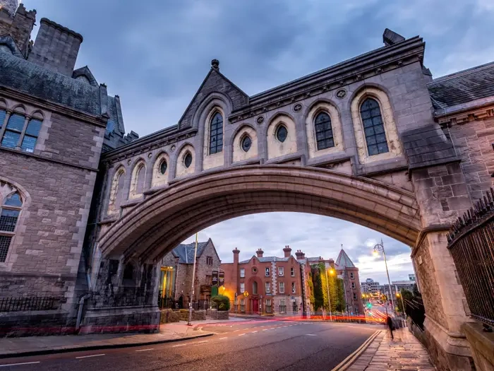 Dublin stadscentrum, Rivier Liffey en historische bezienswaardigheden in Ierland