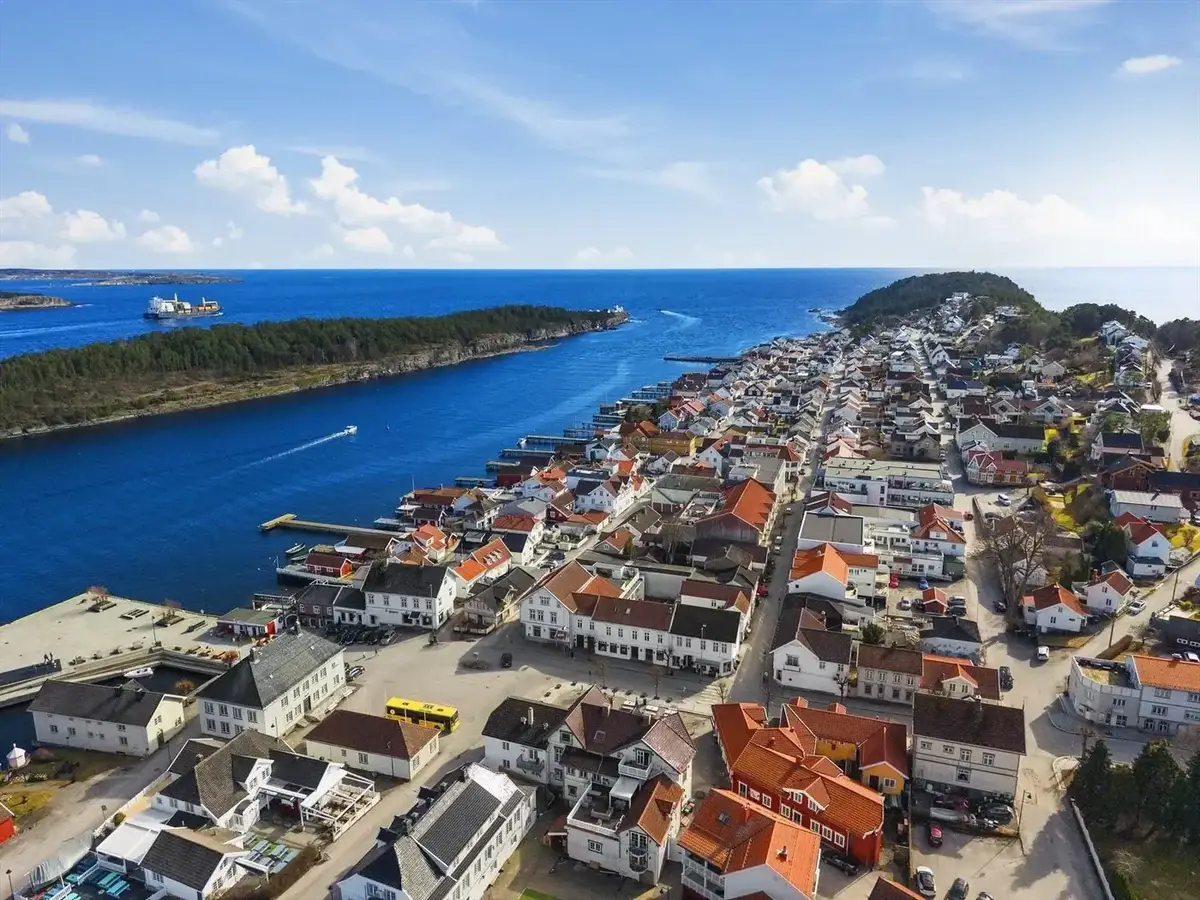 Veerbootbestemming Langesund in Noorwegen