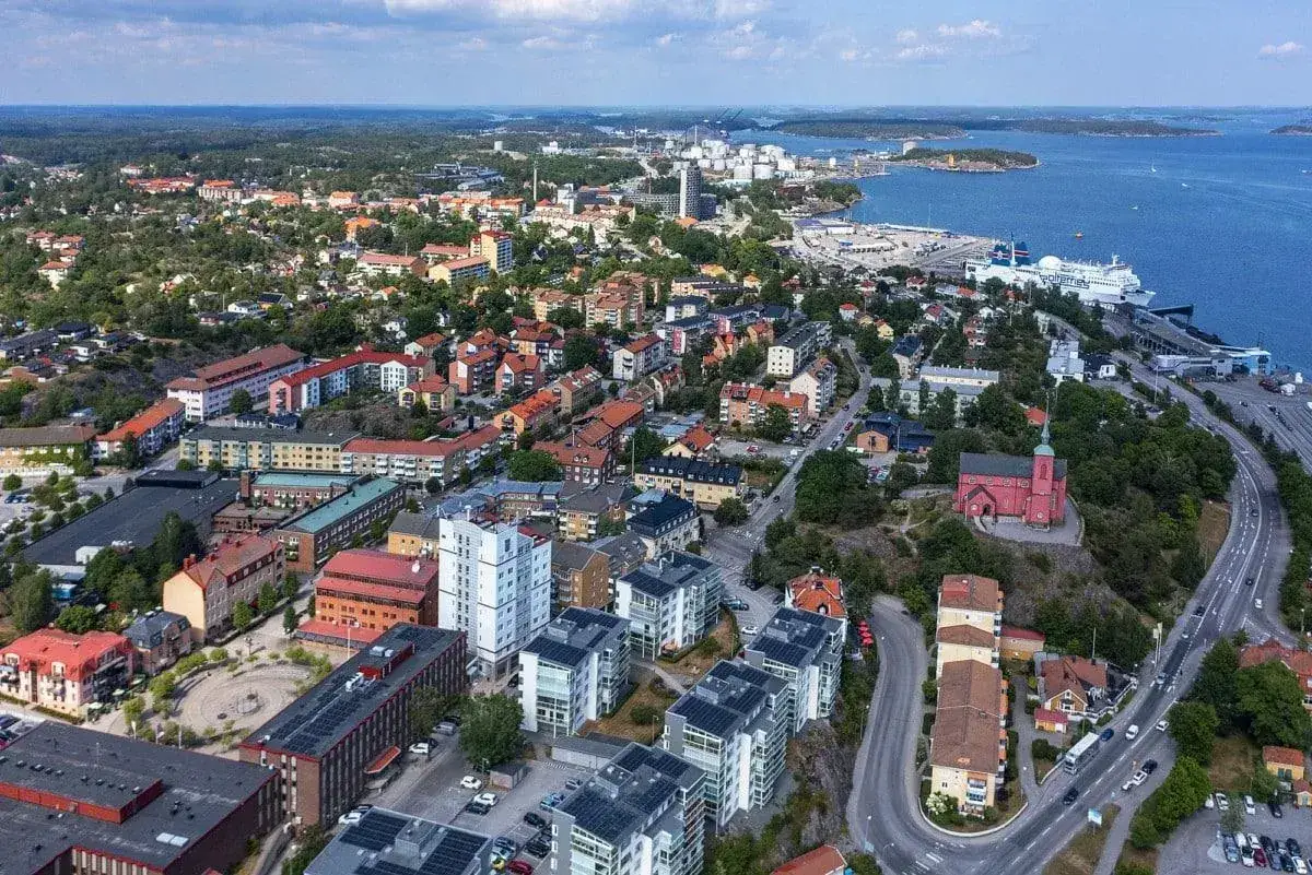 Veerbootbestemming Nynäshamn in Zweden