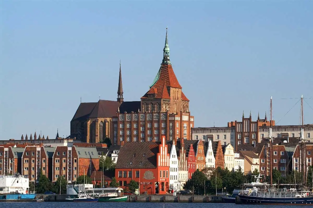 Rostock oude stad, Warnemünde en Oostzeekust in Duitsland