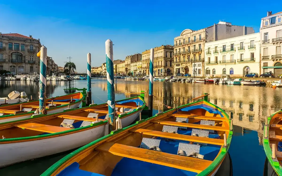Sète kanalen, mediterrane waterkant en Mont Saint-Clair in Zuid-Frankrijk