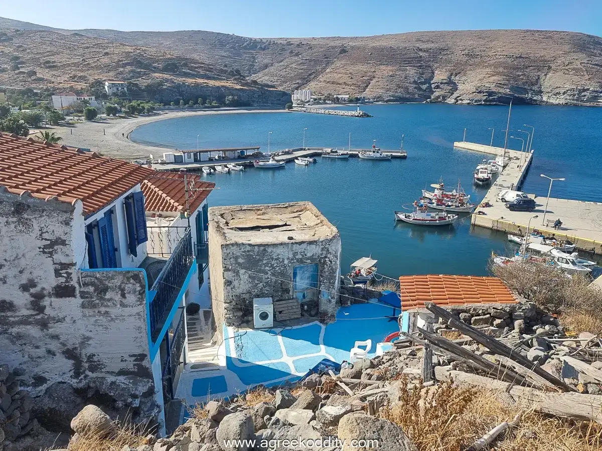 Veerbootbestemming Agios Efstratios in Griekenland