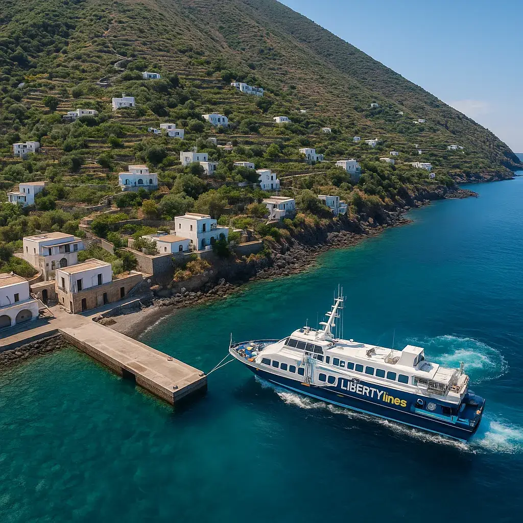 Veerbootbestemming Alicudi in Italië