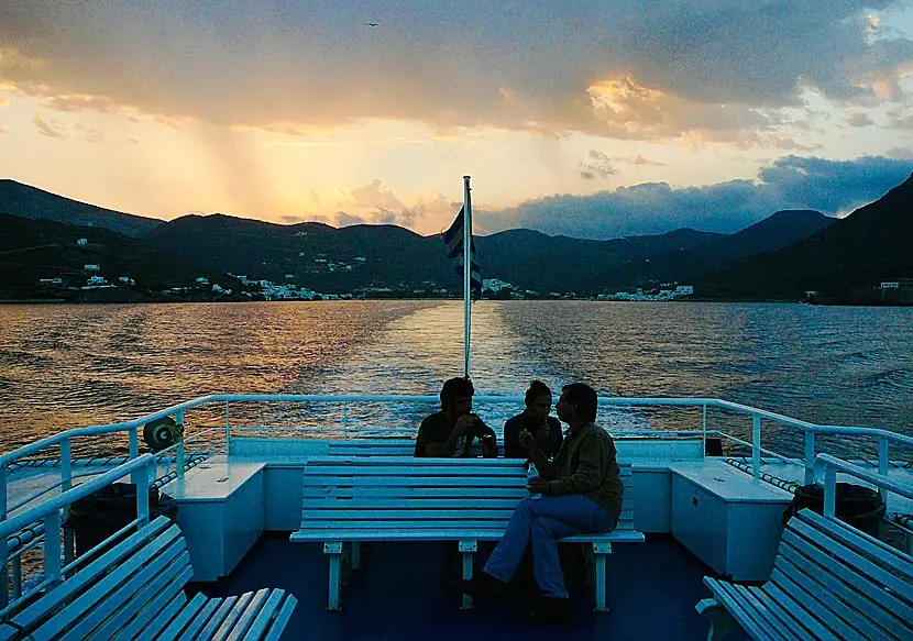 Veerbootbestemming Amorgos in Griekenland