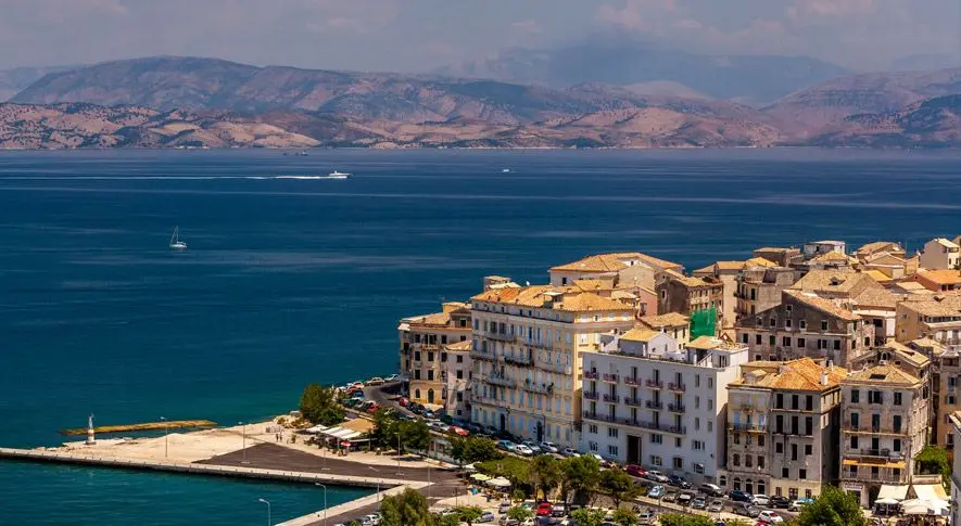 Veerbootbestemming Corfu in Griekenland