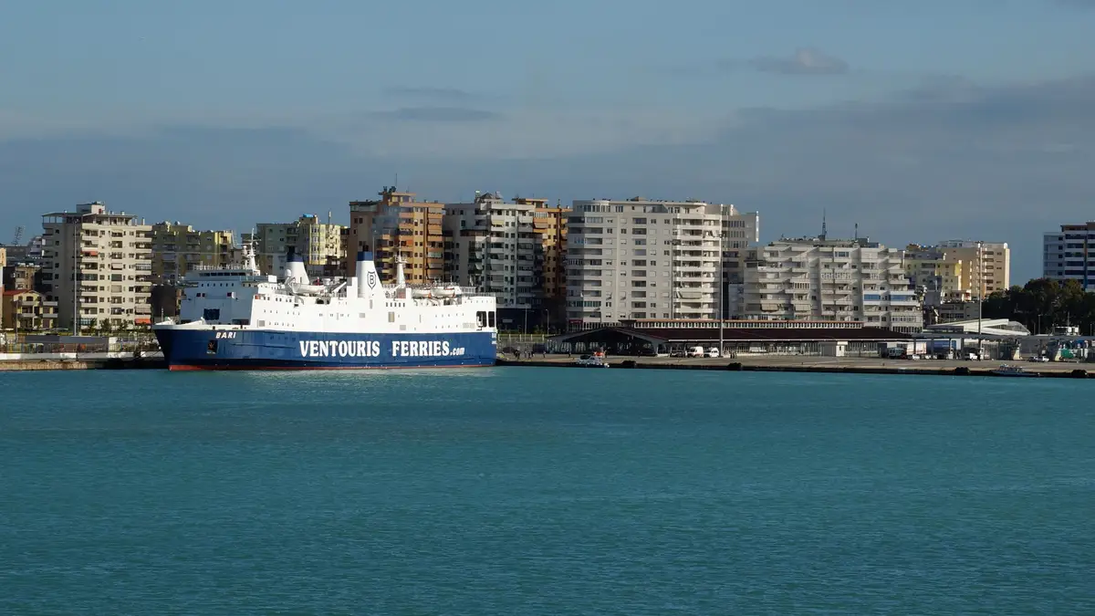 Veerbootbestemming Durrës in Albanië