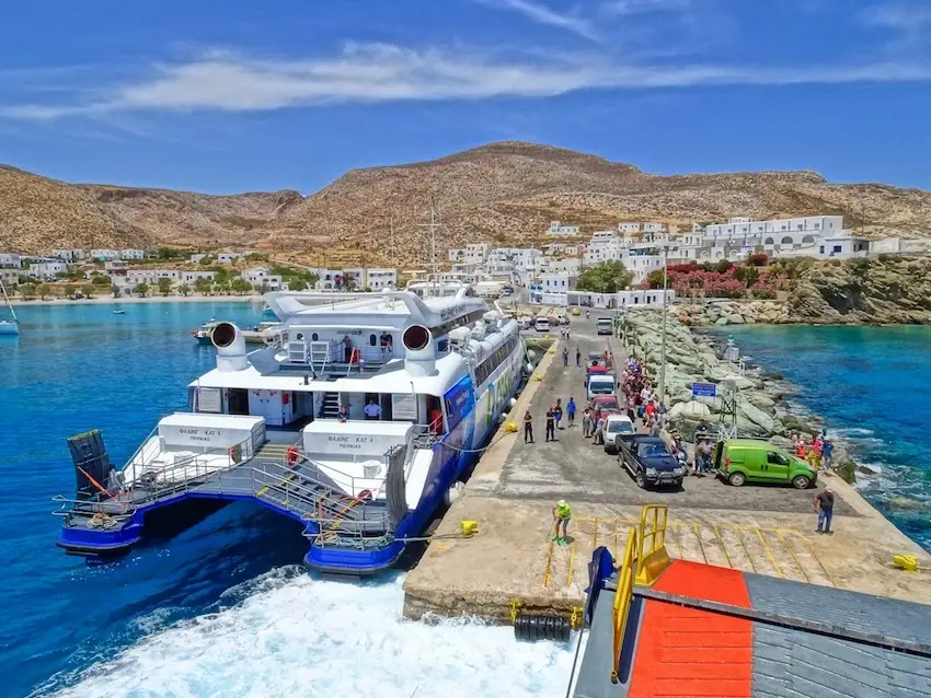 Veerbootbestemming Folegandros in Griekenland