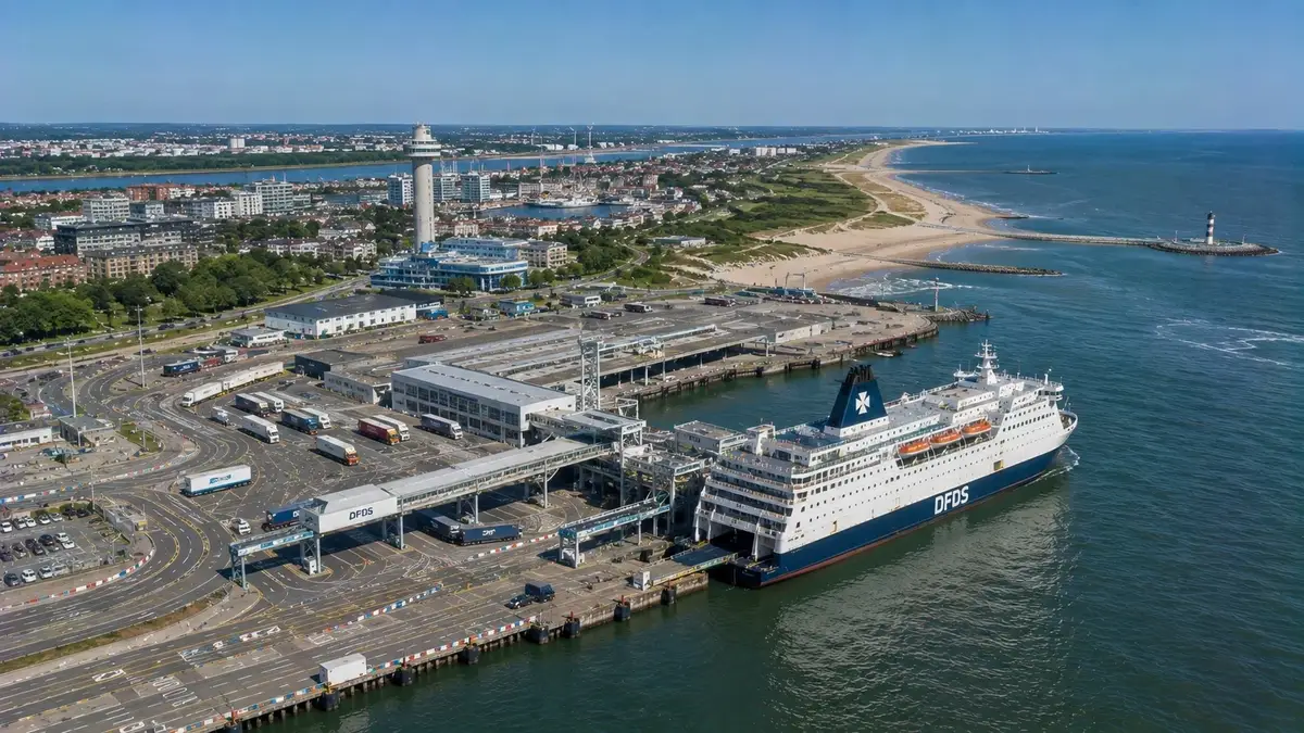 Stena Line passagiersveerbootterminal bij Hoek van Holland in Nederland