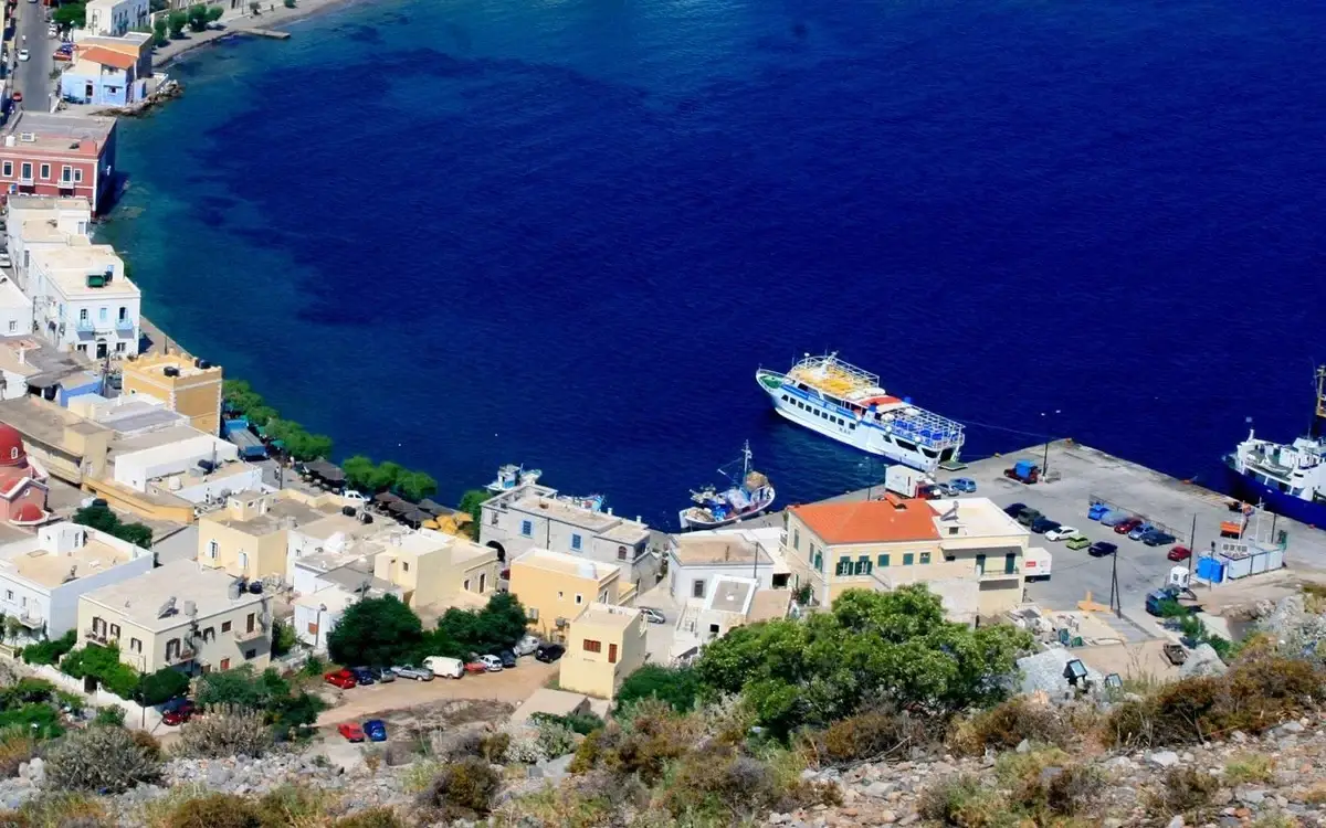 Veerbootbestemming Leros in Griekenland