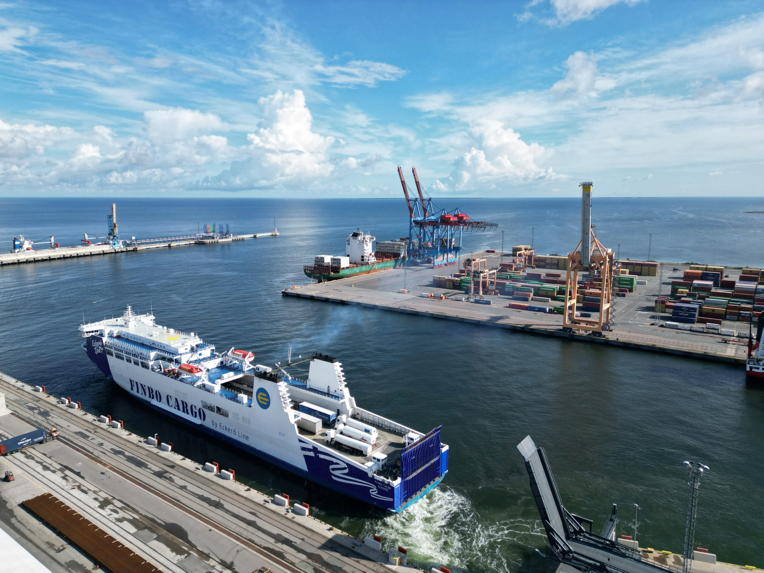 Veerbootbestemming Muuga in Estland