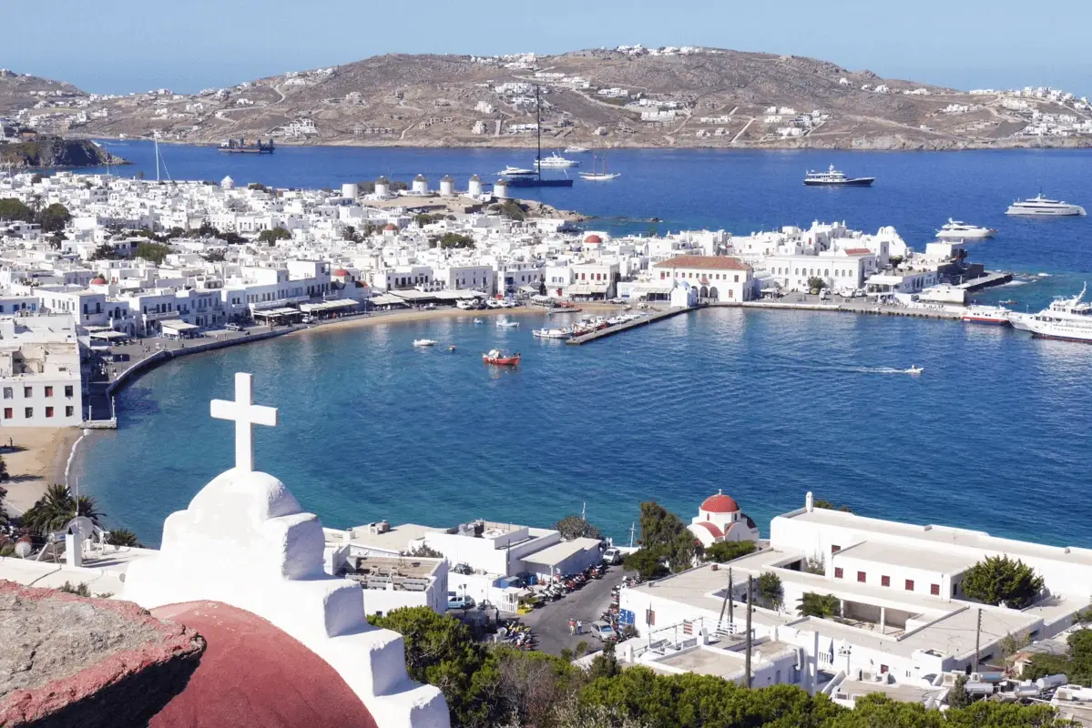 Veerbootbestemming Mykonos in Griekenland