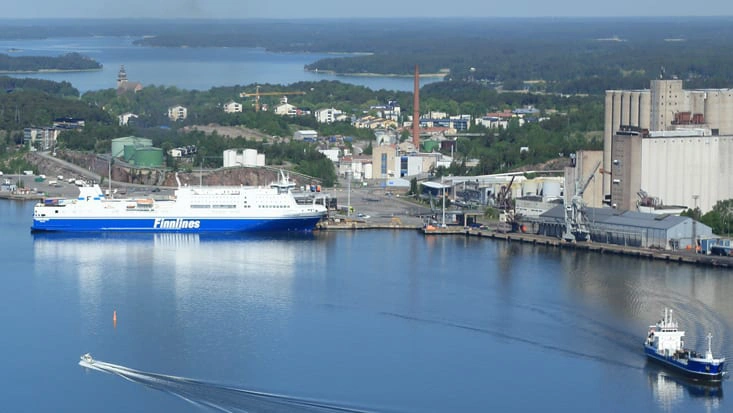 Veerbootbestemming Naantali in Finland