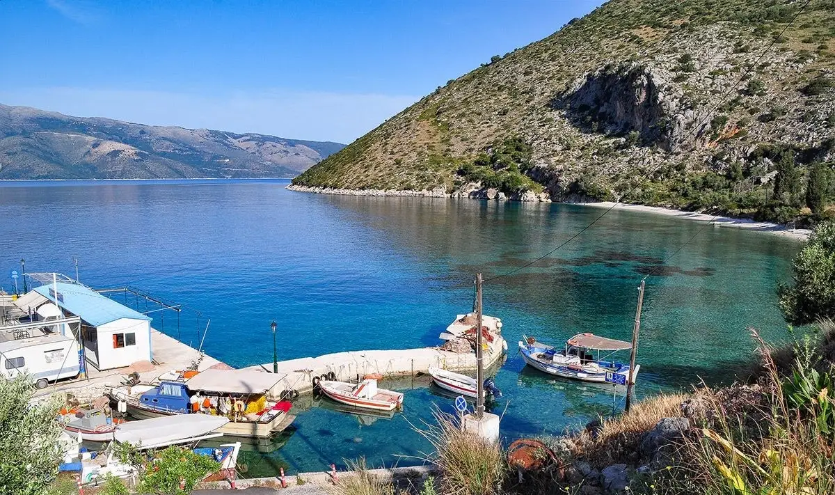 Veerbootbestemming Pisaetos, Ithaca in Griekenland