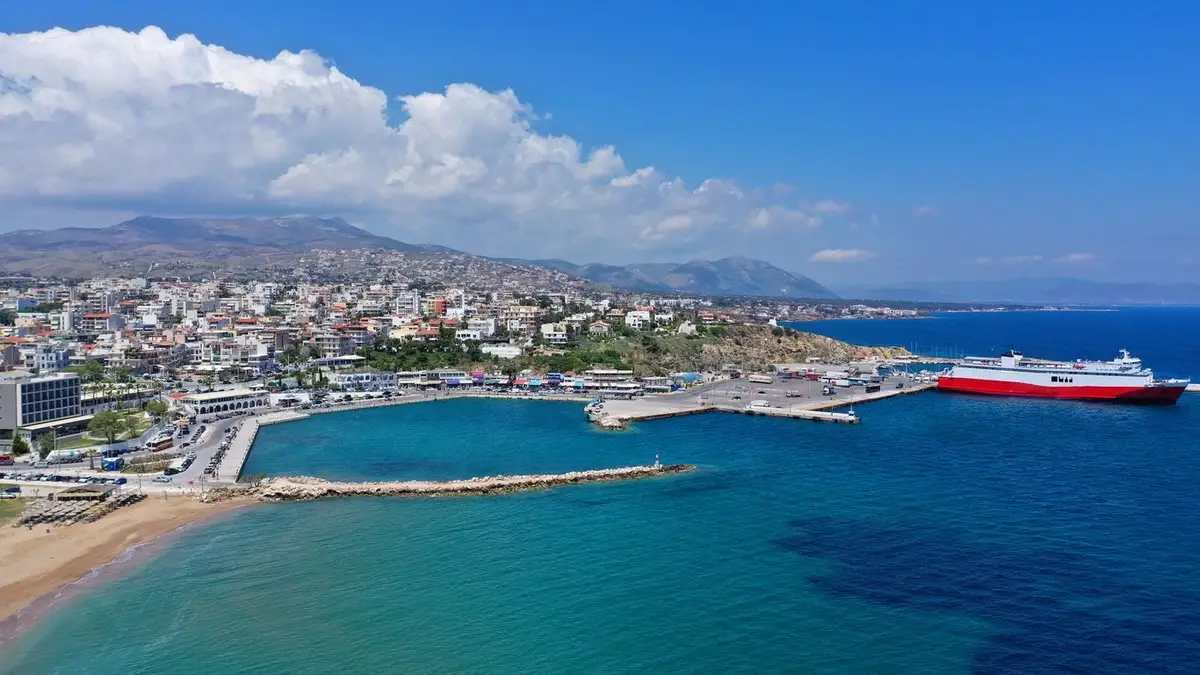 Veerbootbestemming Rafina in Griekenland