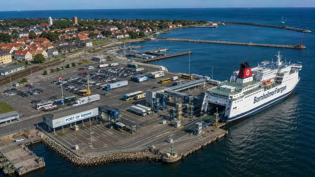 Rønne veerboothaven en veerbootterminalzone