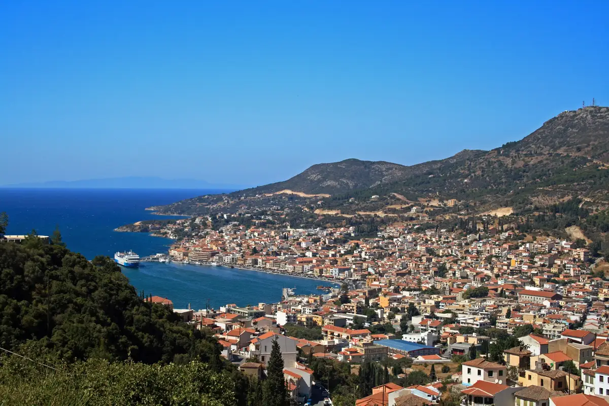 Veerbootbestemming Samos in Griekenland