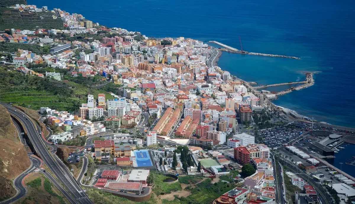 Veerbootbestemming San Sebastián de La Gomera in Spanje
