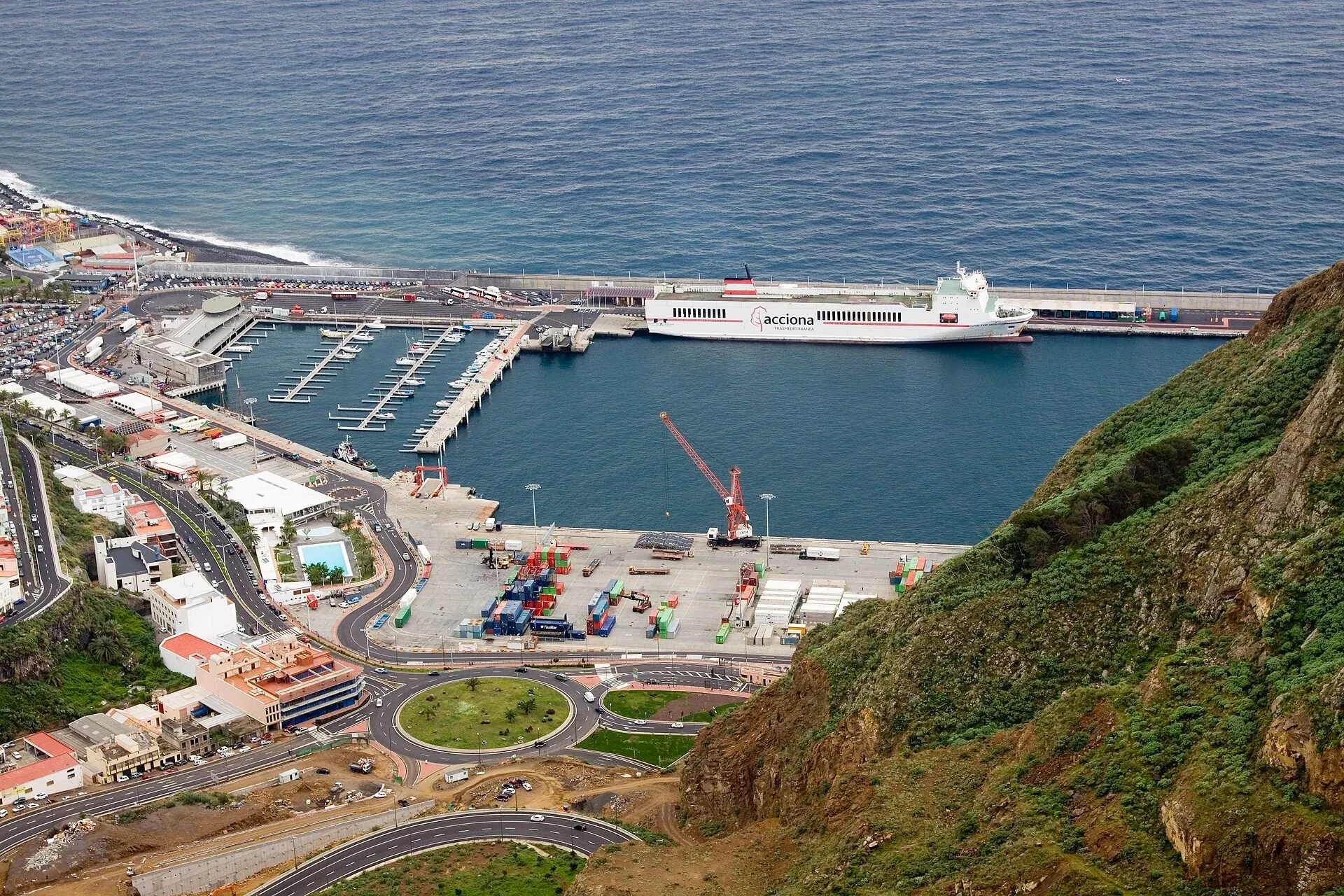 Veerbootbestemming Santa Cruz de La Palma in Spanje