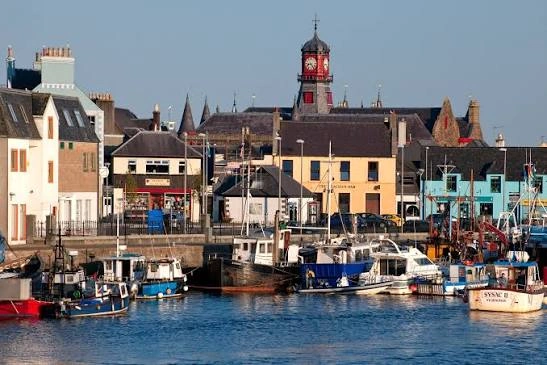 Haven van Stornoway op het eiland Lewis