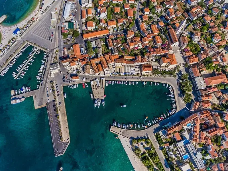 Veerbootbestemming Supetar in Kroatië