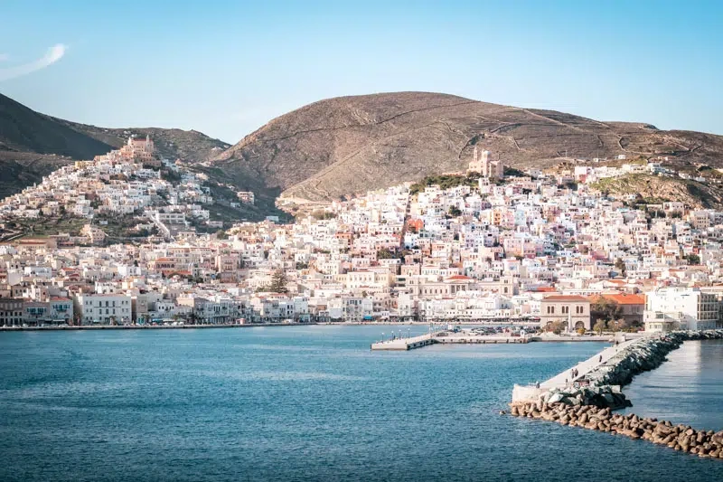 Veerbootbestemming Syros in Griekenland