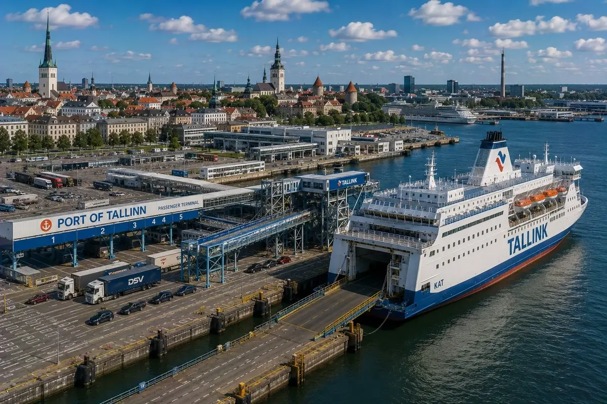Tallinn veerboothaven en veerbootterminalzone