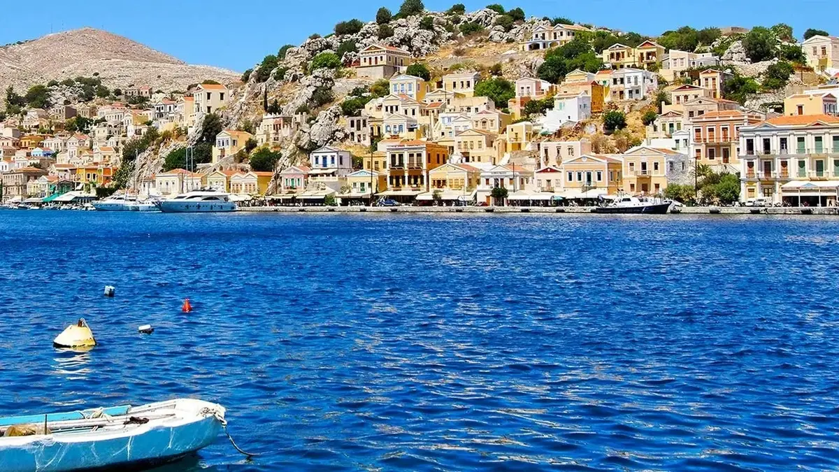 Veerbootbestemming Tilos in Griekenland