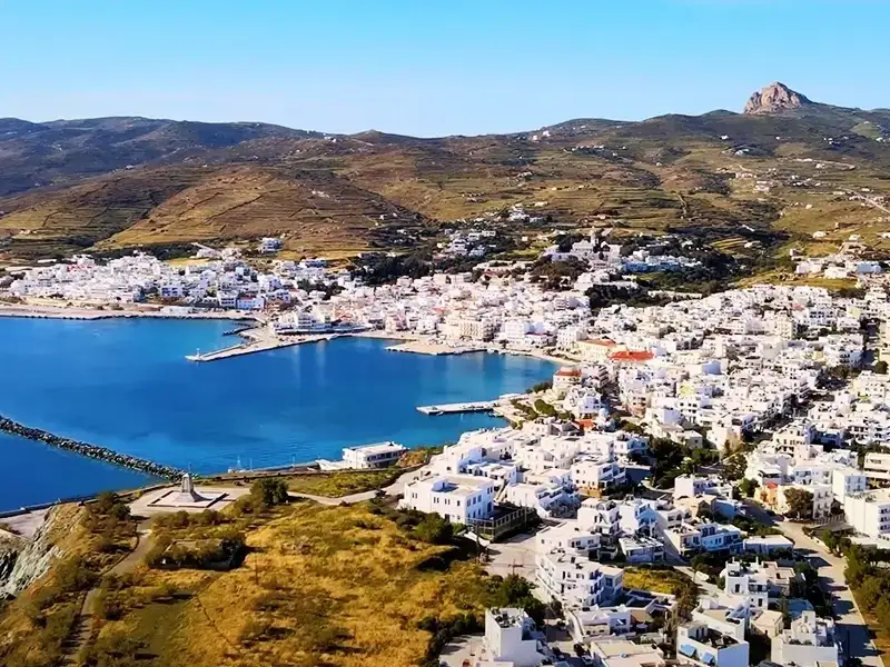 Veerbootbestemming Tinos in Griekenland