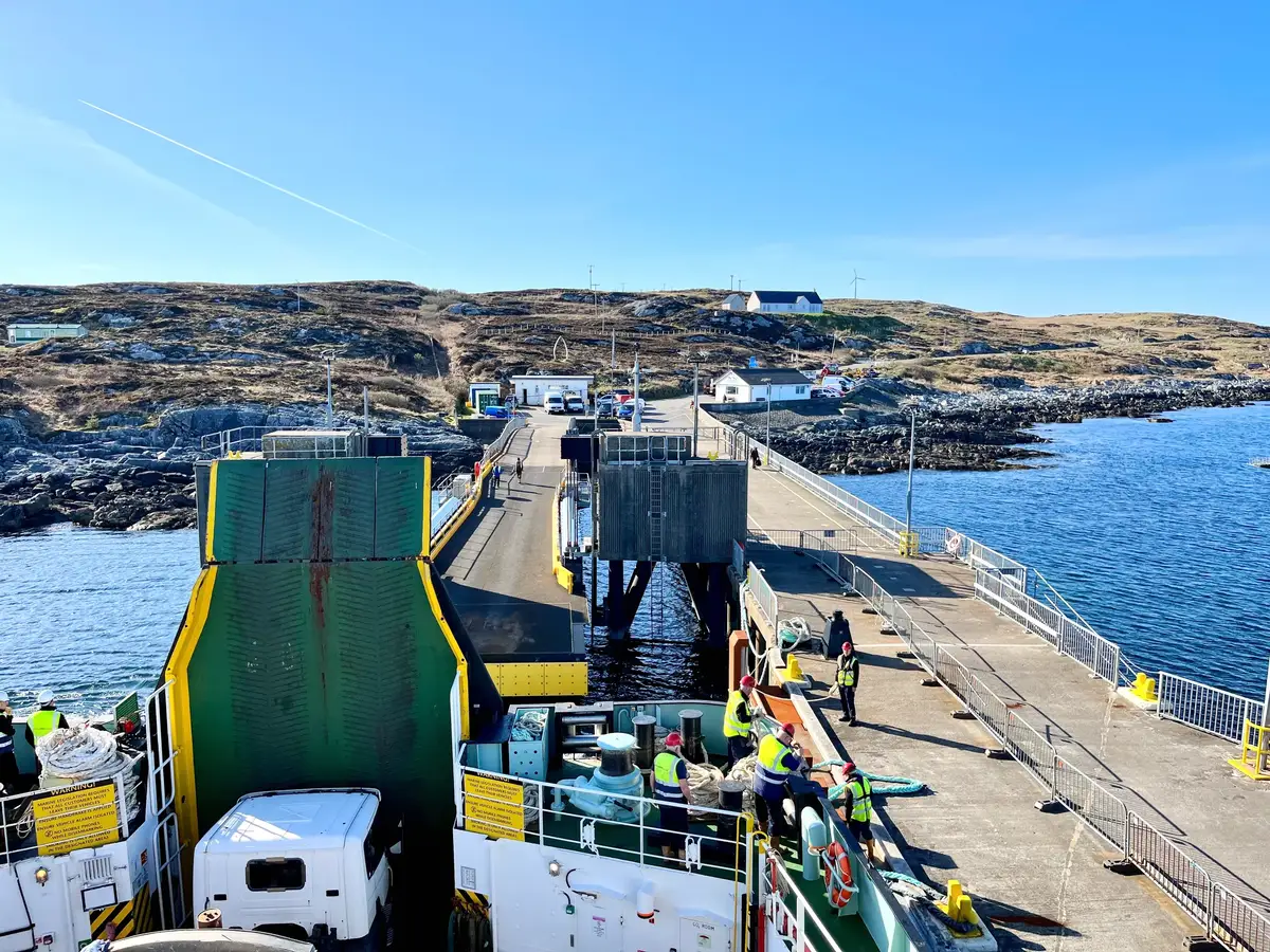 Tiree kustveerboot landschap