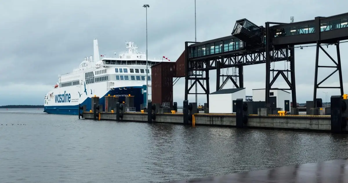 Vaasa veerboothaven in Finland