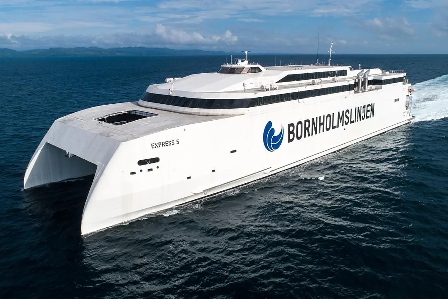 Passagiersveerboot van Bornholmslinjen voor Bornholm
