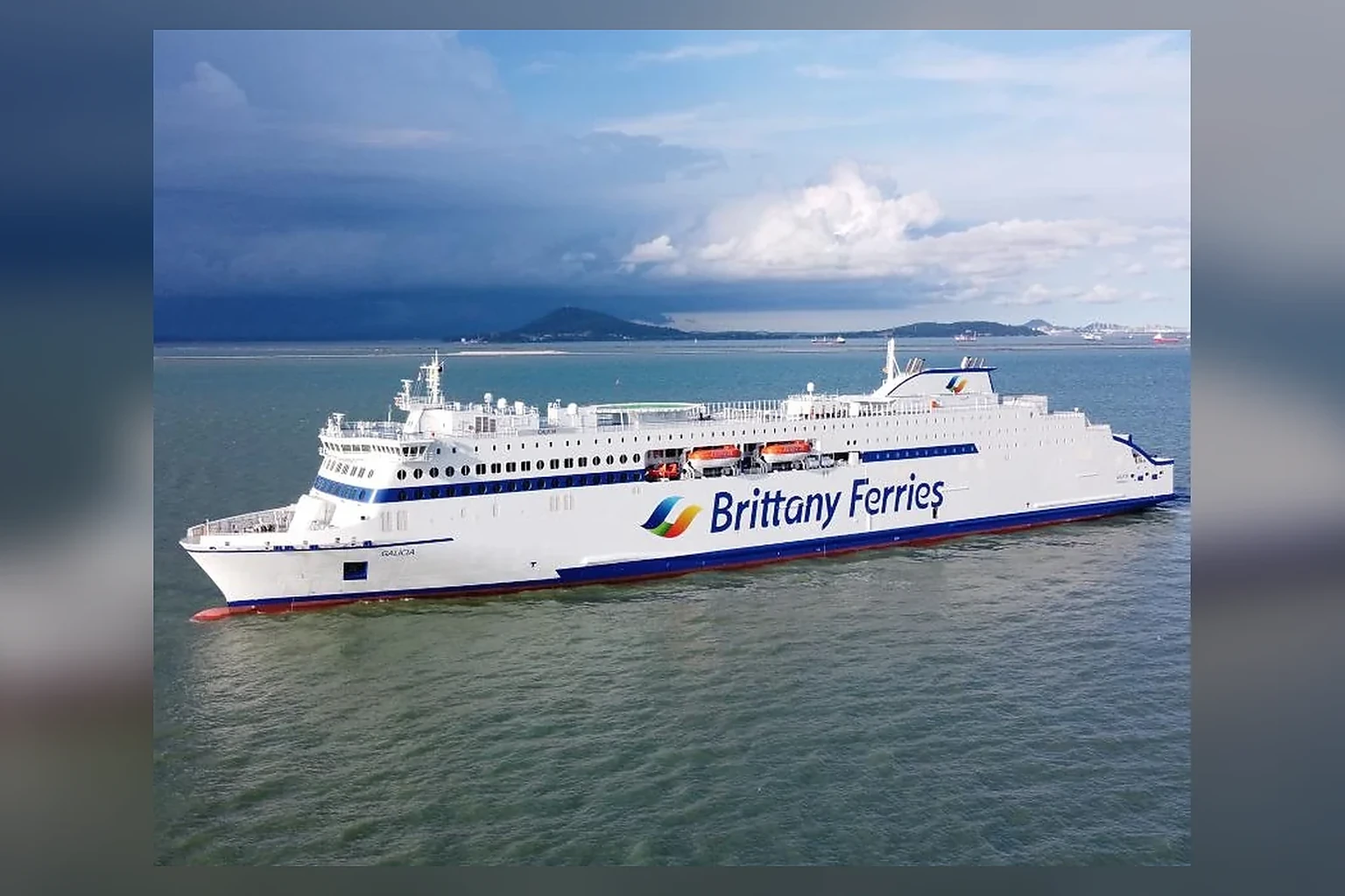 Passagiersveerboot van Brittany Ferries op het Kanaal