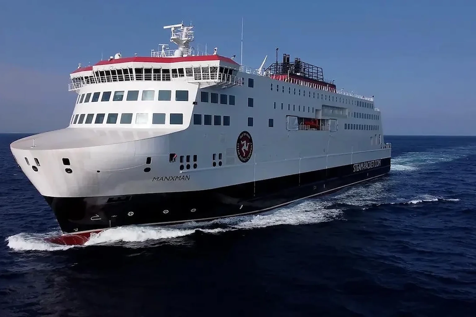 Isle of Man Steam Packet veerboot bij Douglas Haven