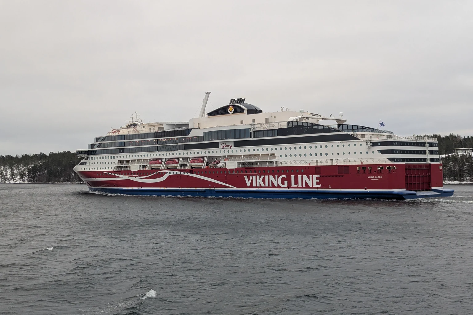 Viking Glory op de Oostzee