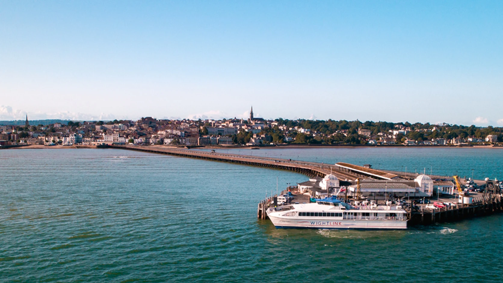 FastCat van Wightlink voor Ryde Pier Head