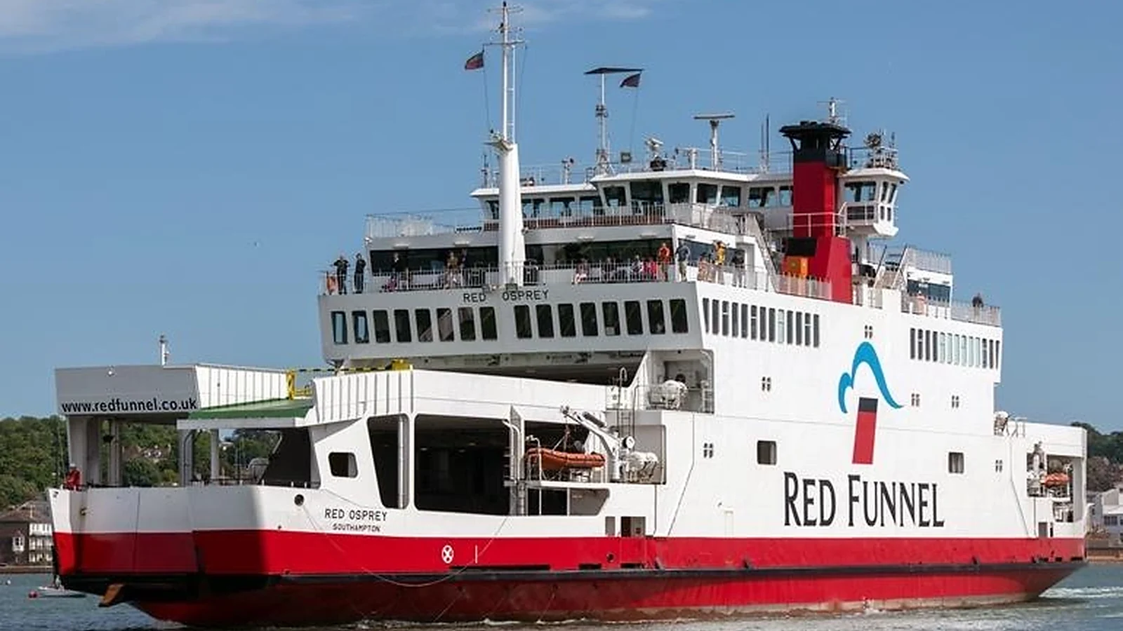 Veerbootbestemming East Cowes in Verenigd Koninkrijk